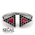 Triangle Ruby Open Ring - Nevaeh No. 42 image 10