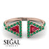 Triangle Ruby Open Ring - Nevaeh No. 26 image 10