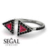 Triangle Ruby Open Ring - Nevaeh No. 42 image 3