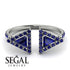Triangle Sapphire Open Ring - Nevaeh No. 75 image 10