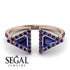 Triangle Sapphire Open Ring - Nevaeh No. 74 image 10