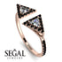 Triangle Diamond Open Ring - Nevaeh No. 32 image 2