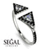 Triangle Diamond Open Ring - Nevaeh No. 33 image 2