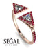 Triangle Diamond Open Ring - Nevaeh No. 47 image 2
