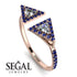 Triangle Diamond Open Ring - Nevaeh No. 62 image 2