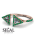 Triangle Diamond Open Ring - Nevaeh No. 17 image 3