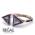 Triangle Diamond Open Ring - Nevaeh No. 62 image 3