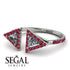 Triangle Diamond Open Ring - Nevaeh No. 48 image 3