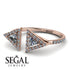 Triangle Diamond Open Ring - Nevaeh No. 2 image 3