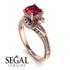 Twist Shank Ruby Engagement Ring - Maria No. 11 image 10
