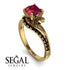Twist Shank Ruby Engagement Ring - Maria No. 40 image 10