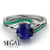 Twist Shank Sapphire Engagement Ring - Maria No. 30 image 2