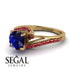 Twist Shank Sapphire Engagement Ring - Maria No. 58 image 3