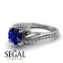 Twist Shank Sapphire Engagement Ring - Maria No. 15 image 3