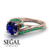 Twist Shank Sapphire Engagement Ring - Maria No. 29 image 3