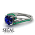 Twist Shank Sapphire Engagement Ring - Maria No. 30 image 3