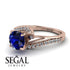 Twist Shank Sapphire Engagement Ring - Maria No. 14 image 3