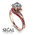 Twist Shank Diamond Engagement Ring - Maria No. 47 image 10