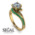 Twist Shank Diamond Engagement Ring - Maria No. 16 image 10