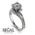 Twist Shank Diamond Engagement Ring - Maria No. 3 image 10