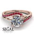 Twist Shank Diamond Engagement Ring - Maria No. 47 image 2