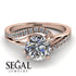 Twist Shank Diamond Engagement Ring - Maria No. 2 image 2