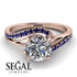 Twist Shank Diamond Engagement Ring - Maria No. 62 image 2