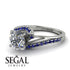 Twist Shank Diamond Engagement Ring - Maria No. 63 image 3