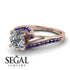 Twist Shank Diamond Engagement Ring - Maria No. 62 image 3