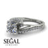 Twist Shank Diamond Engagement Ring - Maria No. 3 image 3