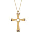 Two Parts Sapphire Cross Necklace - Felix No. 13 image 1