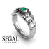 The Ancient Ring Green Emerald Ring- Makayla no. 9 image 7