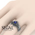 The Flower Cage Blue Sapphire Ring- Savannah no������ 6 image 5