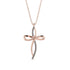 Unique Diamond Swirling Cross Necklace - Arthur No. 2 image 1