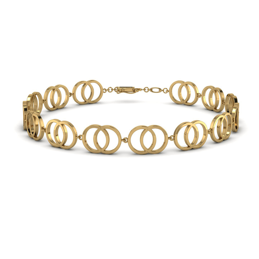 Vesica Pisces Gold Bracelet - Sigal No. 1