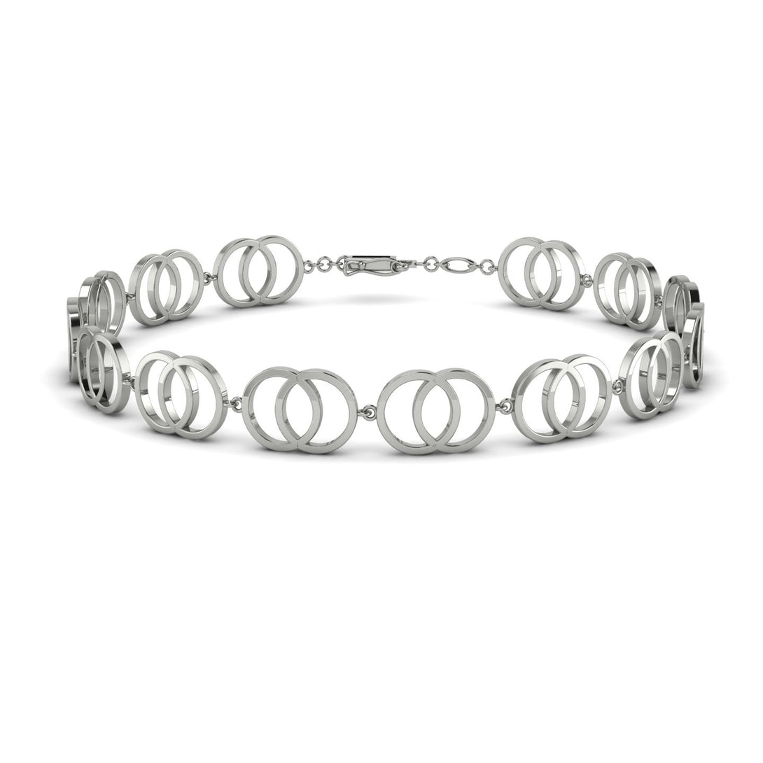 Vesica Pisces Gold Bracelet - Sigal No. 3