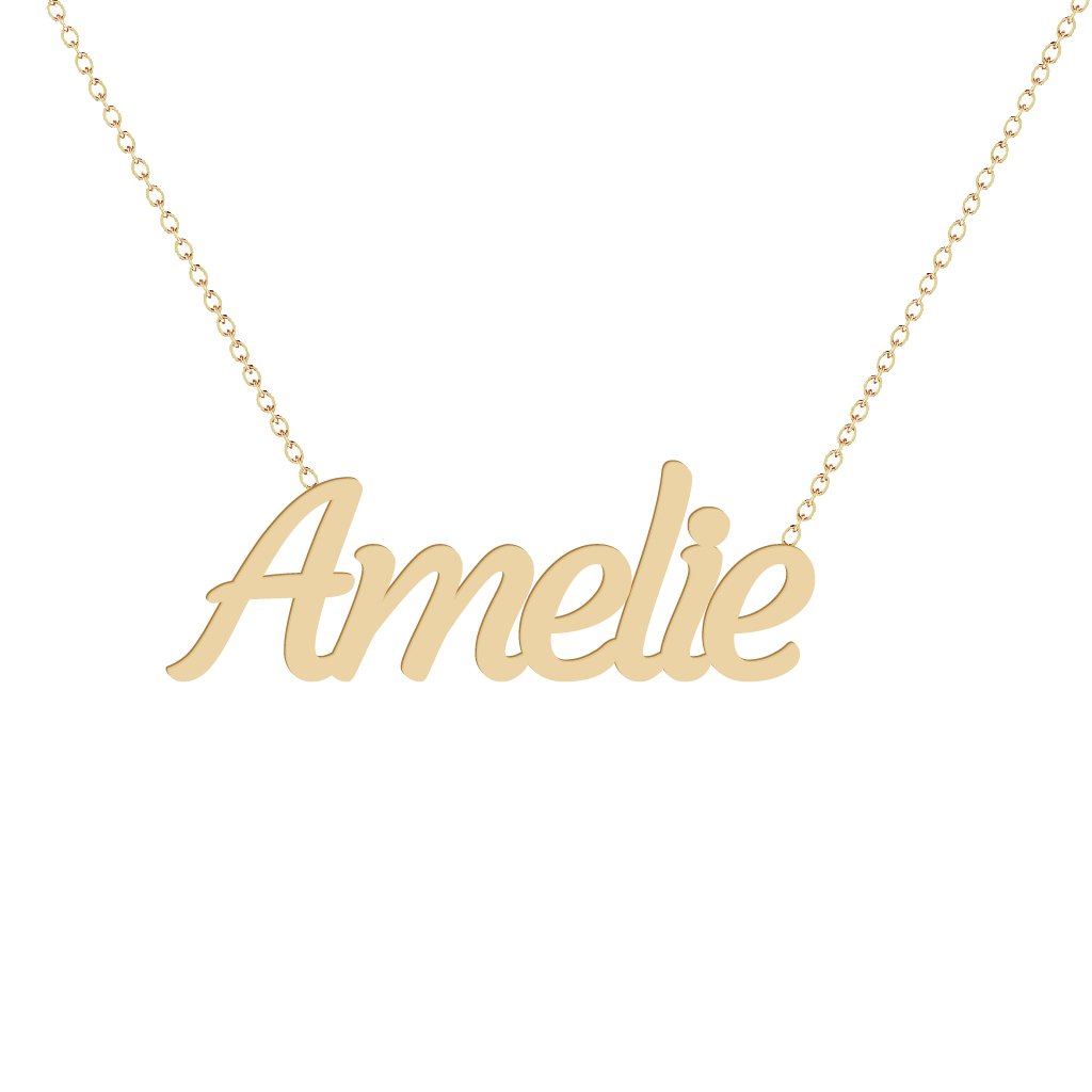 Gold Name Necklace - Amelie
