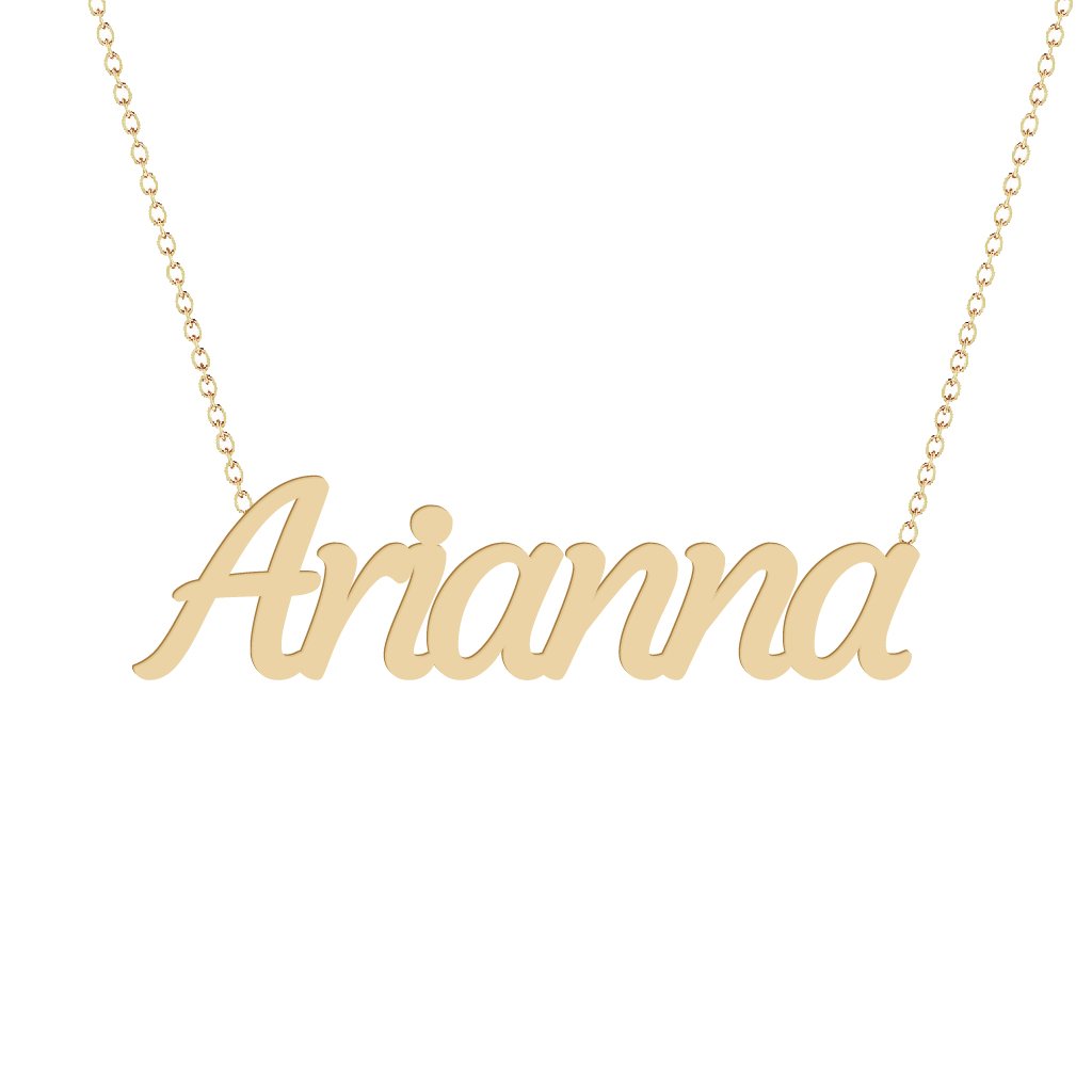 Gold Name Necklace - Arianna