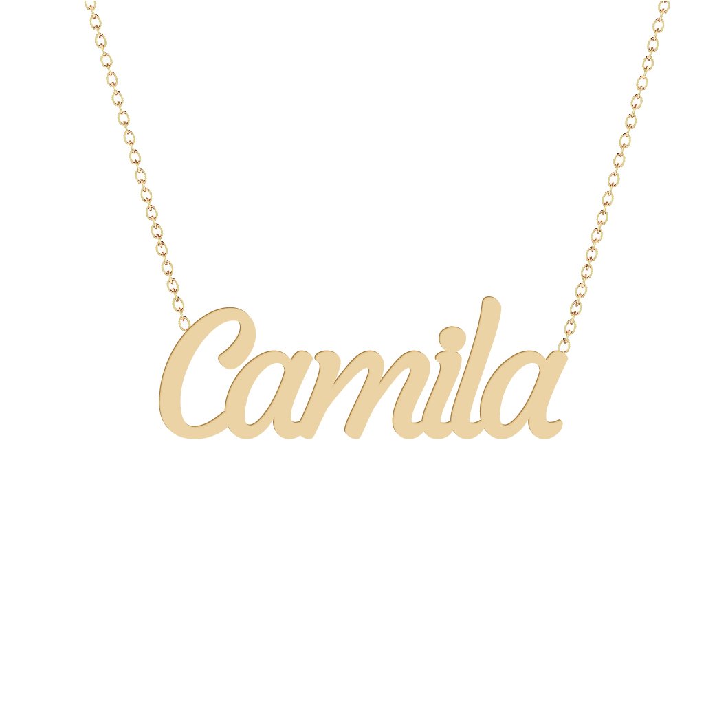 Gold Name Necklace - Camila