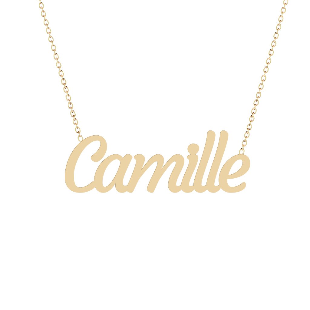 Gold Name Necklace - Camille
