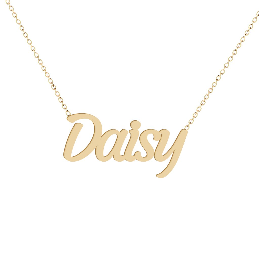 Gold Name Necklace - Daisy