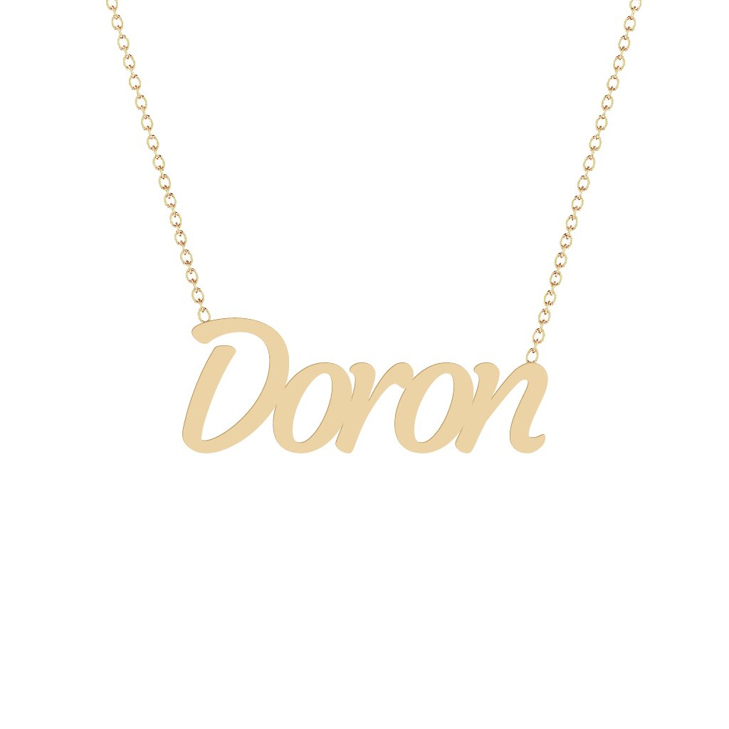 Gold Name Necklace - Doron