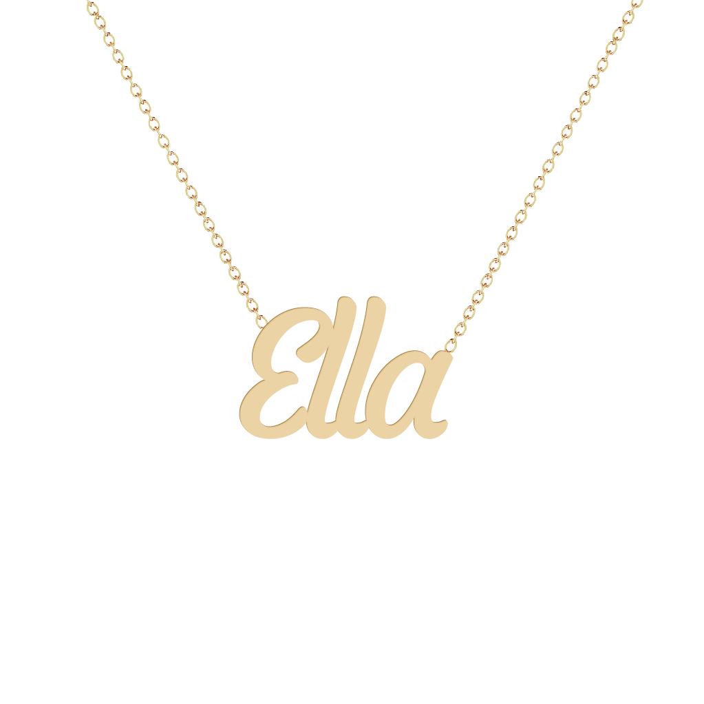 Gold Name Necklace - Ella