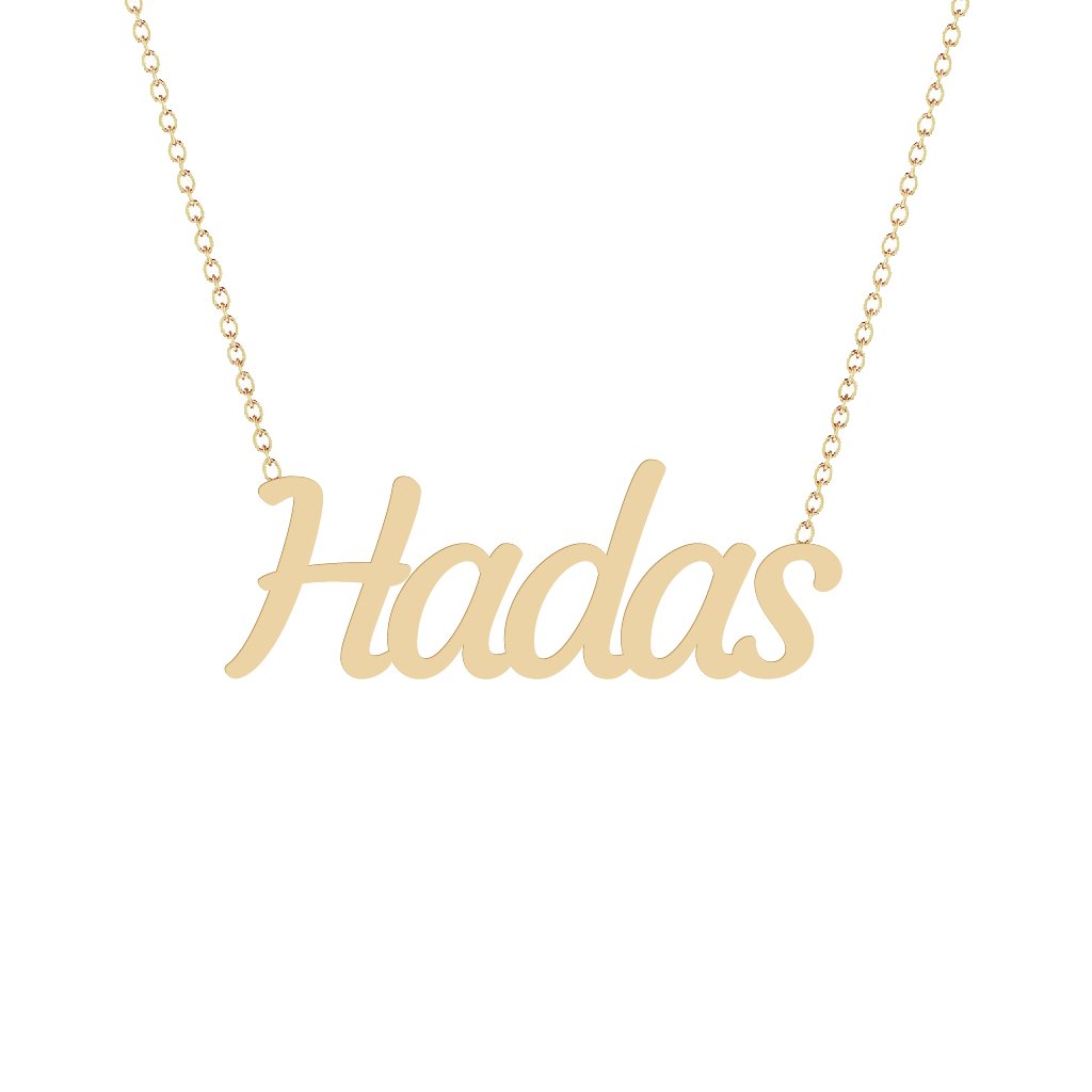 Gold Name Necklace - Hadas