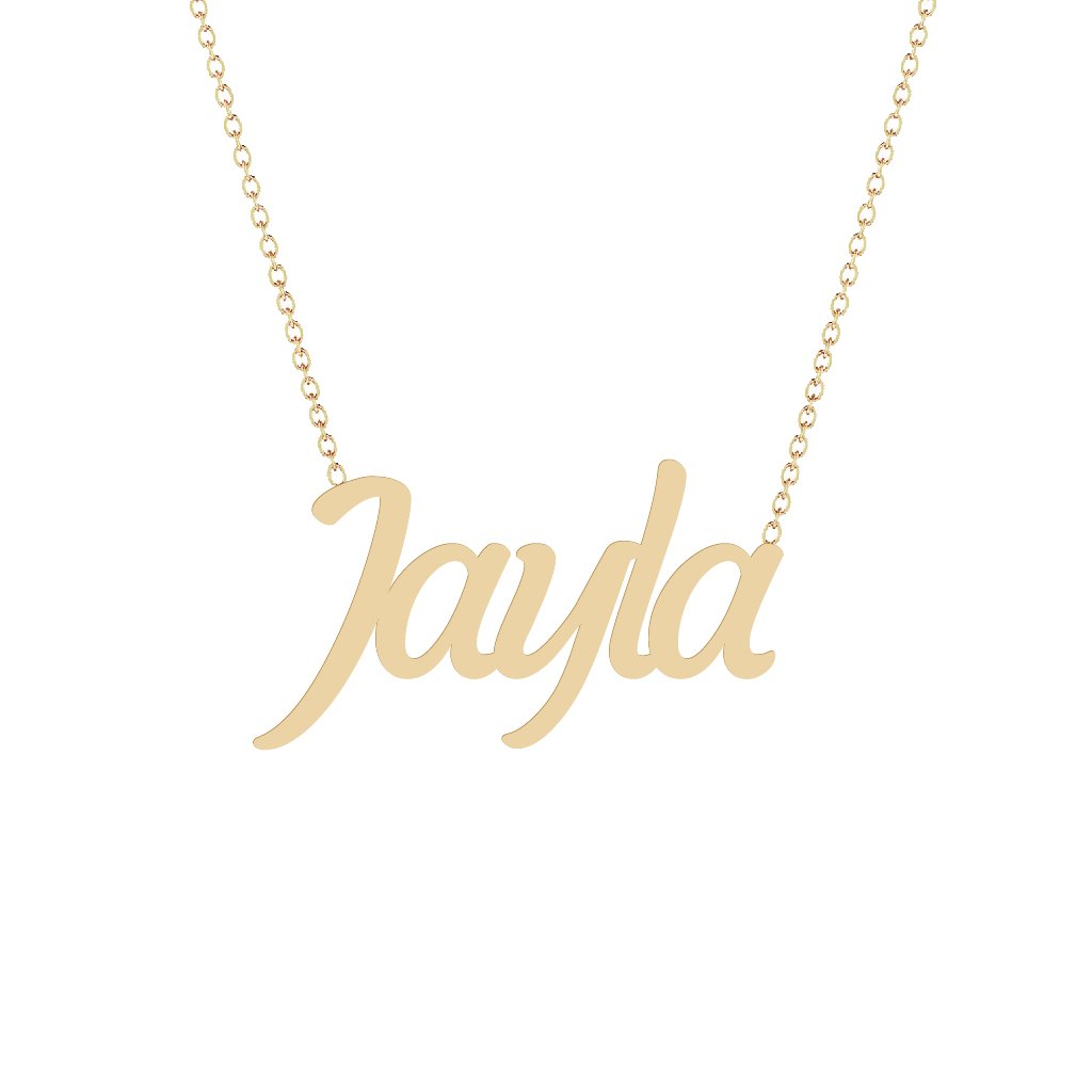 Gold Name Necklace - Jayla