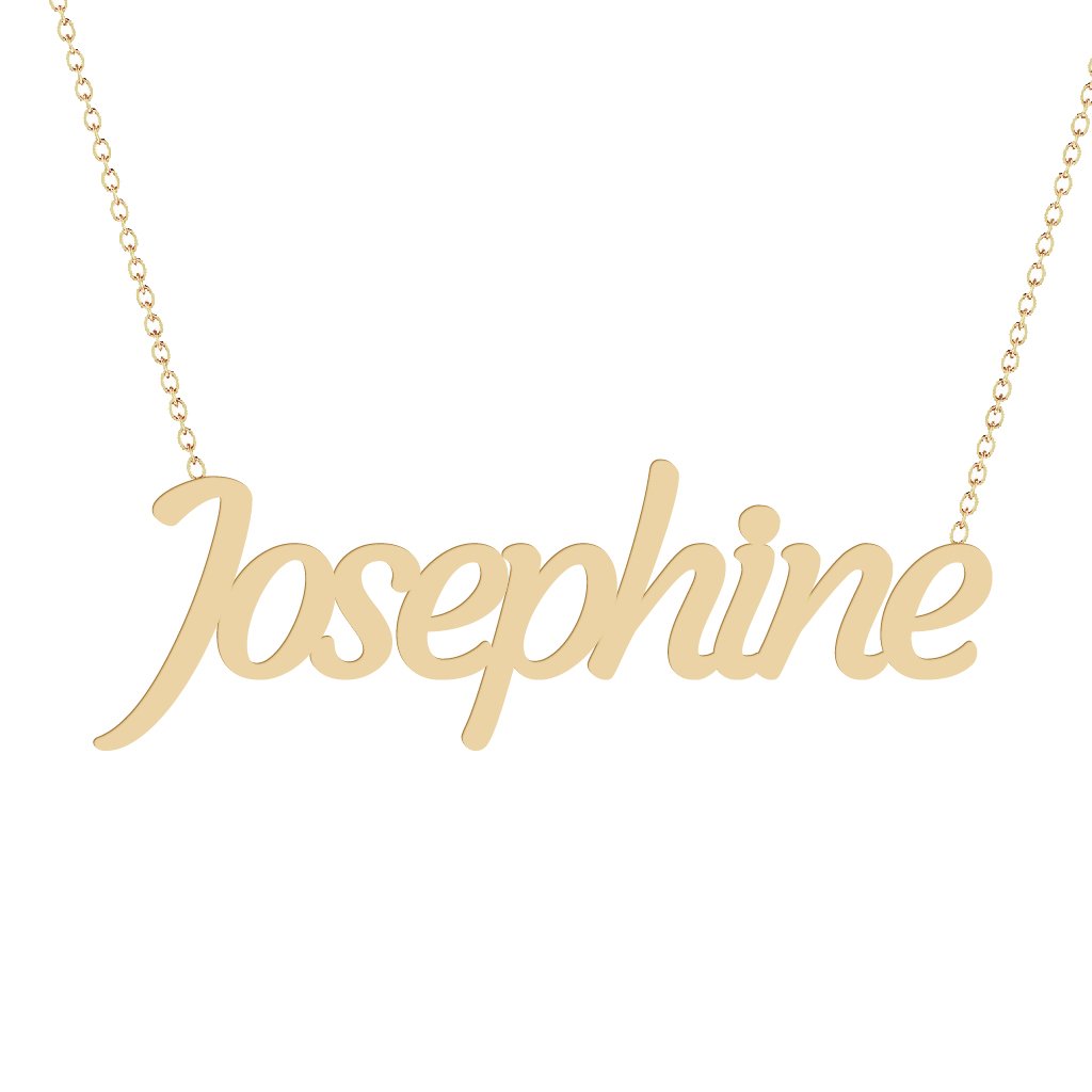 Gold Name Necklace - Josephine