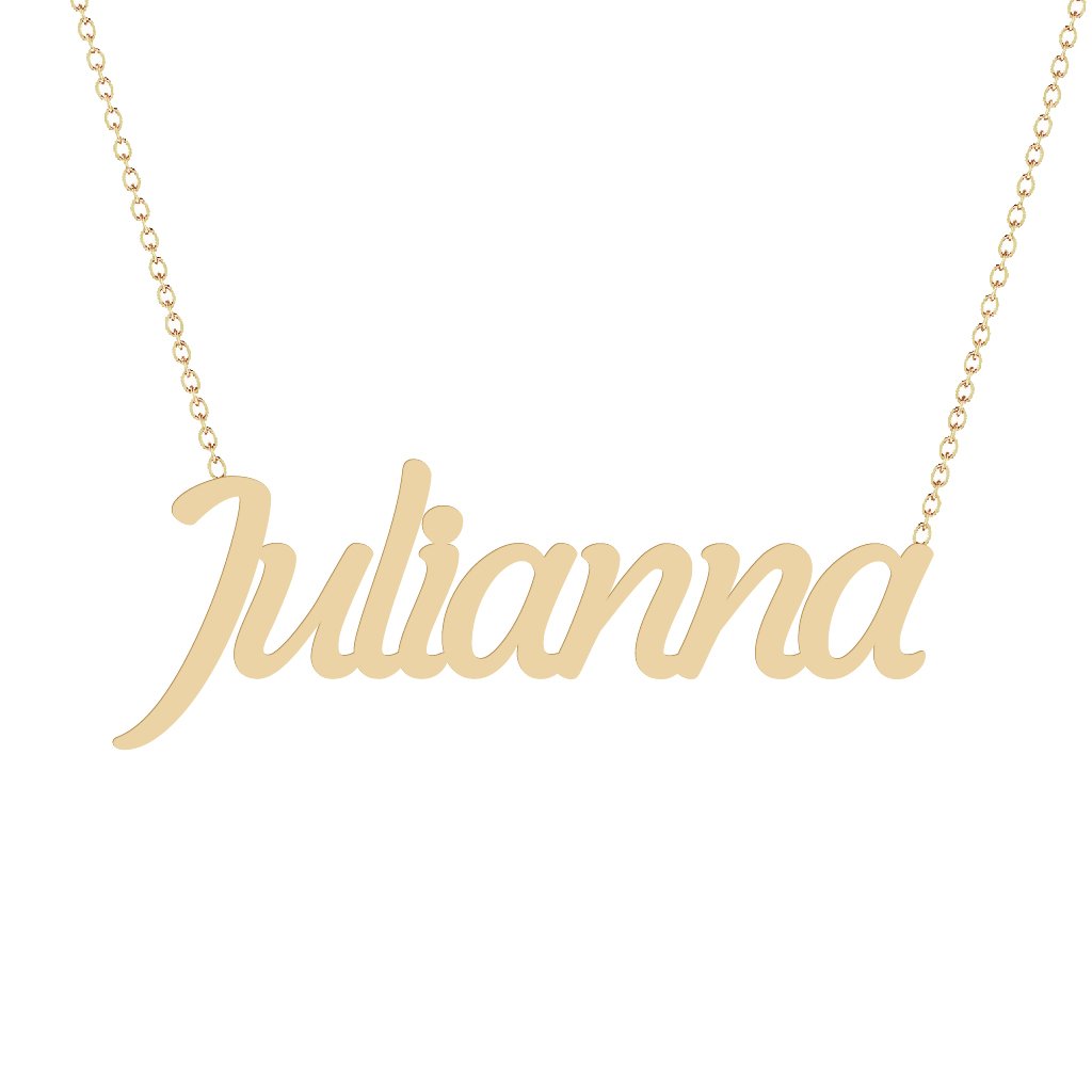 Gold Name Necklace - Julianna