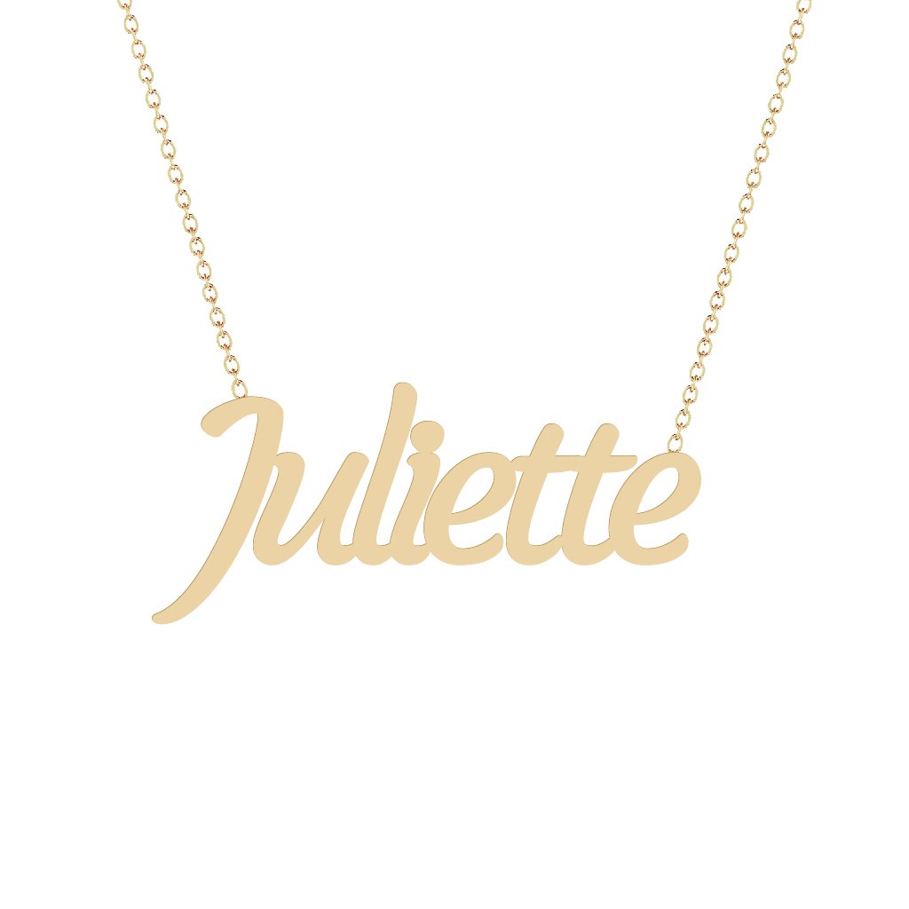Gold Name Necklace - Juliette
