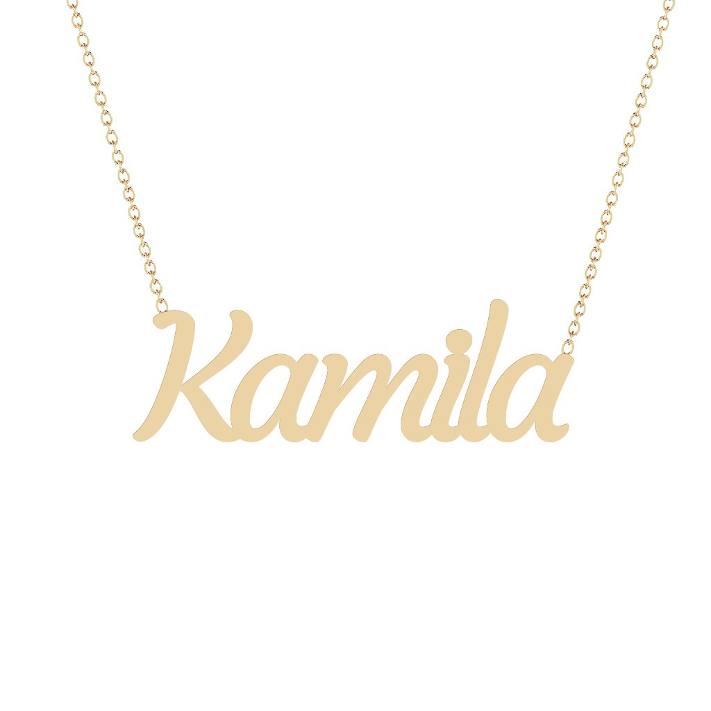 Gold Name Necklace - Kamila