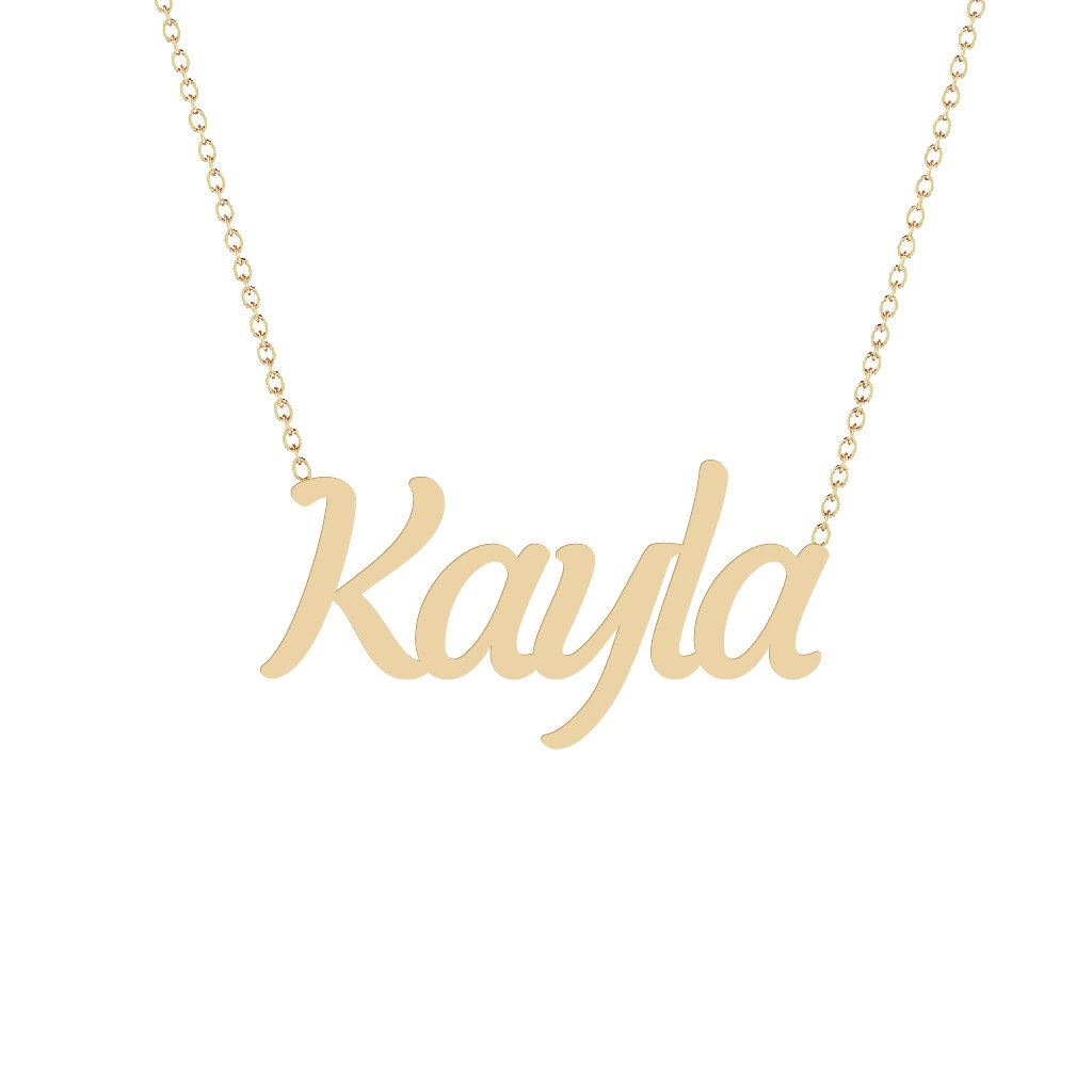 Gold Name Necklace - Kayla
